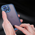 Etui do iPhone 15 Pro Max, ERBORD Impact Guard, niebieskie