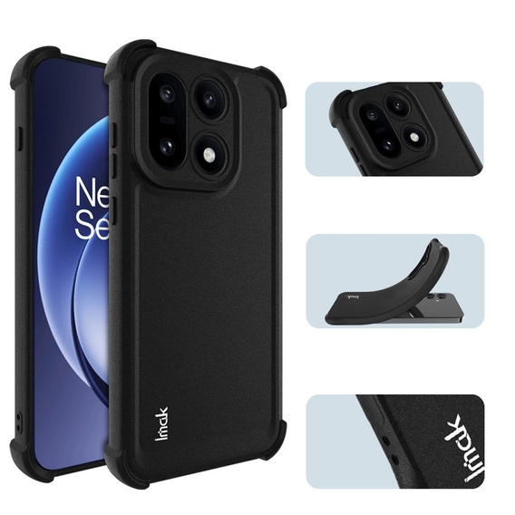 Etui IMAK do OnePlus 15, Dropproof, czarne