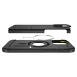 Etui Spigen do iPhone 16 Pro Max, Tough Armor Mag MagSafe, czarne + Szkło Hartowane 9H