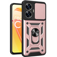 Etui pancerne do Realme C55, CamShield Slide, różowe rose gold