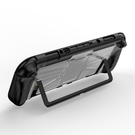 Przezroczyste etui ochronne z czarnym wykończeniem do Nintendo Switch 2
