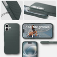 Etui Spigen Liquid Air do iPhone 16 – kolor Abyss Green + Szkło Hartowane 9H