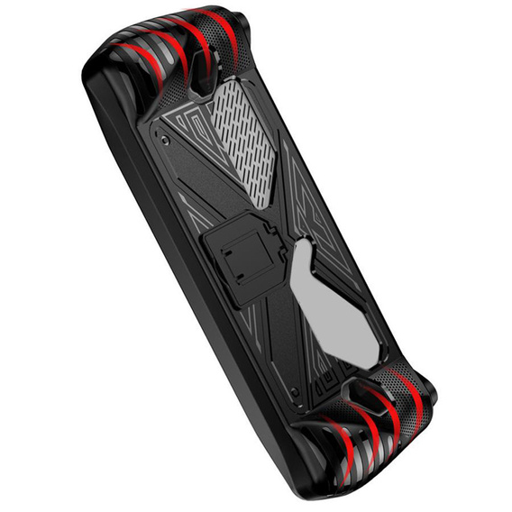 Etui pancerne do Asus Rog Ally, z podstawką, czarne