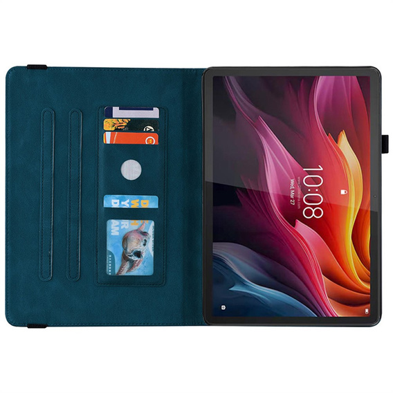 Etui do Lenovo Idea Tab 11", Butterfly, niebieskie
