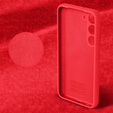 Etui do Samsung Galaxy S23 Plus, Silicone Lite, czerwone