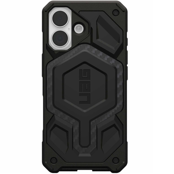 Etui Urban Armor Gear do iPhone 17, Monarch Pro Kevlar MagSafe, carbon fiber