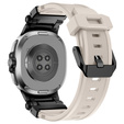 Pasek Silikonowy do Samsung Galaxy Watch 8 / 8 Classic, Beżowy