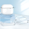Etui Silicone na Słuchawki Apple Airpods 4, przezroczyste