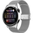 Etui z folią ochronną + Bransoleta Milanese do Huawei Watch 3 46mm, Silver