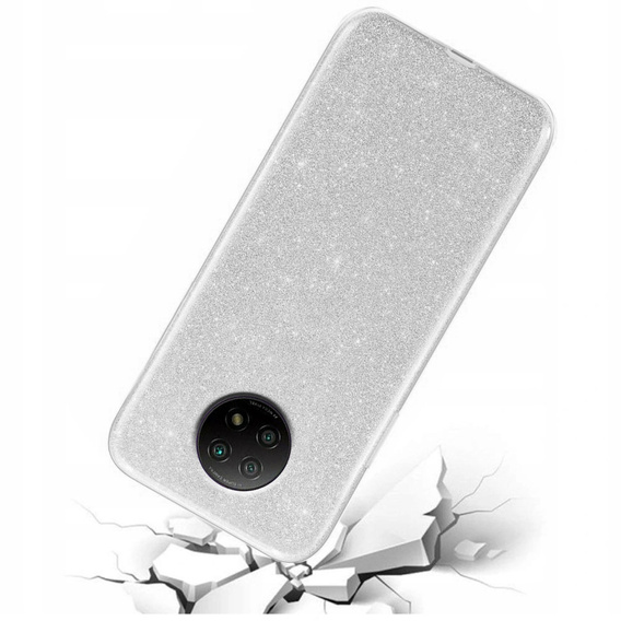 Etui Glitter Case do Xiaomi Redmi Note 9T 5G, Silver