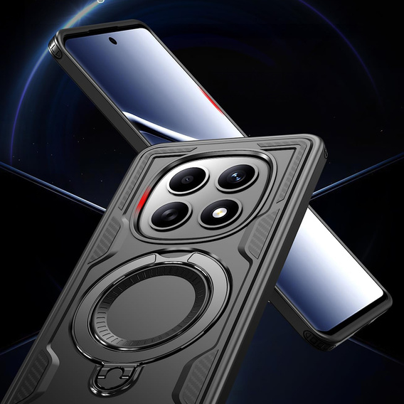 Etui magnetyczne do Xiaomi Redmi Note 15 5G / Poco M8 5G, czarne