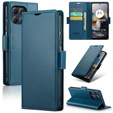 Etui do Motorola Moto G56 5G, ERBORD Glossy Litchi, portfel z klapką, niebieskie