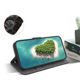Etui z klapką do Infinix Hot 40i, Wallet, Rose czarne