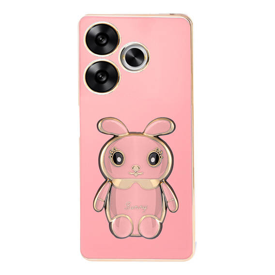 Etui do Xiaomi Redmi 13, Rabbit, różowe