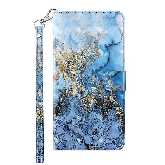 Etui Wallet do Samsung Galaxy S21 FE, Light Spots Decor, Milky Way