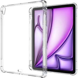 Etui do iPad Air 11" 2025/2024 (7/6 gen.), Silikonowe, przezroczyste
