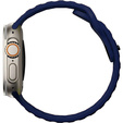 Pasek Silikonowy do Apple Watch 1/2/3/4/5/6/7/8/9/10/11/SE Ultra 1/2/3 42/44/45/46/49mm, Granatowy