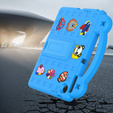 Etui do Lenovo Tab 10.1" TB311FU, Cute Patterns, z podstawką, niebieskie