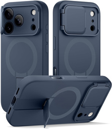 Etui do iPhone 17 Pro, Suritch Shockproof, do MagSafe – niebieskie