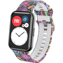 Pasek Smooth do Huawei Watch Fit, Peacock