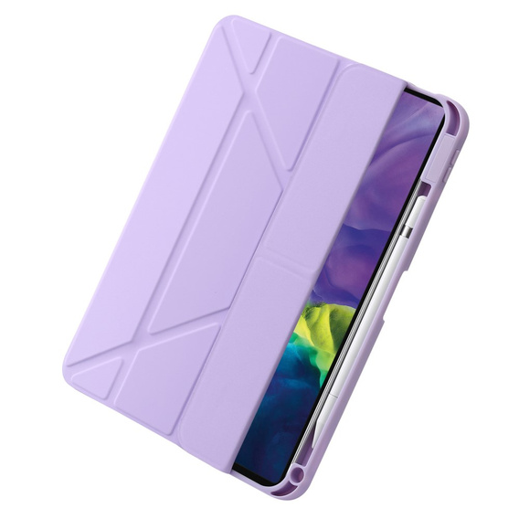 Etui do iPad 10.9" 2022 (10 gen.) / iPad 11" 2025 A16 (11 gen.), Origami, fioletowe