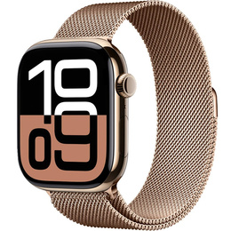 Bransoleta do Apple Watch 1/2/3/4/5/6/7/8/9/10/11/SE Ultra 1/2/3 42/44/45/46/49mm, Różowe Złoto