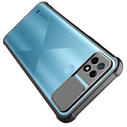 Etui ERBORD do Realme C21, CamShield, Clear/Black