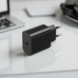 Ładowarka sieciowa GaN4 – Typ C PD/QC 45W 3A z kablem USB-C -USB-C, czarna