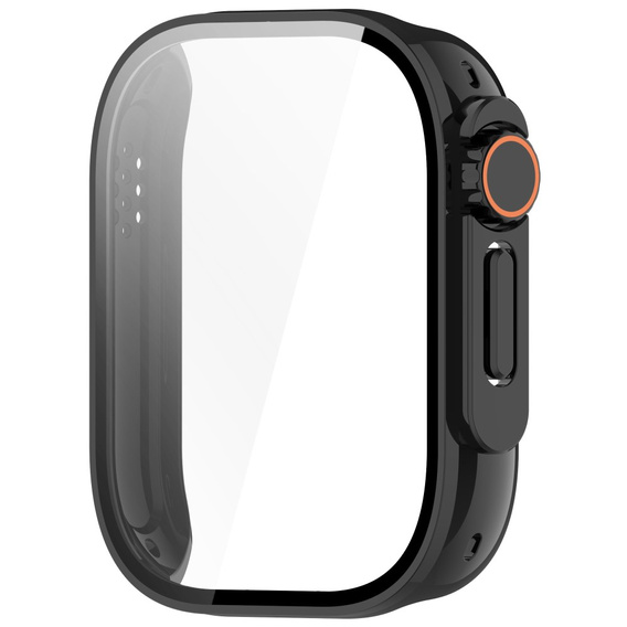 Etui z hartowanym szkłem do Xiaomi Redmi Watch 5 Lite – pełna ochrona 2w1 - czarne
