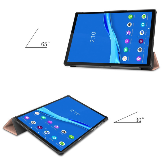 Etui do Lenovo Tab M10 Plus TB-X606F, Smartcase, różowe rose gold