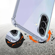Etui do Samsung Galaxy A36 5G, Erbord Dropproof, przezroczyste + Szkło