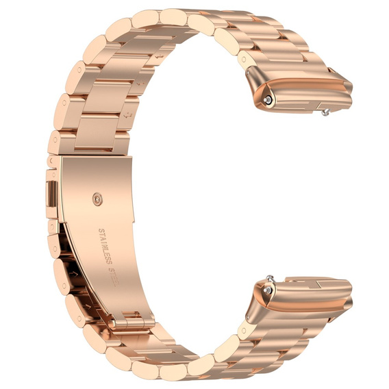 Bransoleta Stalowa do Xiaomi Redmi Watch 3 Active, Różowa rose gold