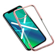 Etui Electroplated Frame do iPhone 13 Pro - Rose Gold
