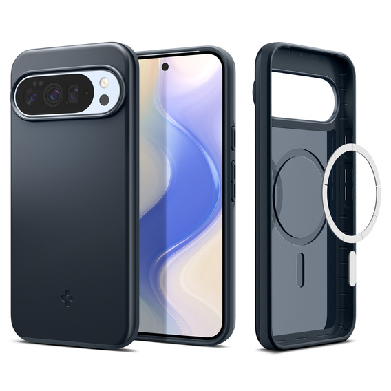 Etui Spigen do Google Pixel 10 Pro XL, Thin Fit MagSafe, Metal Slate
