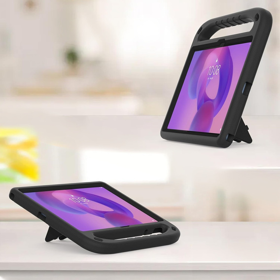Etui dla dzieci do Lenovo Idea Tab 11" 2025 TB336FU TB336ZU, dziecięce z uchwytem, czarne