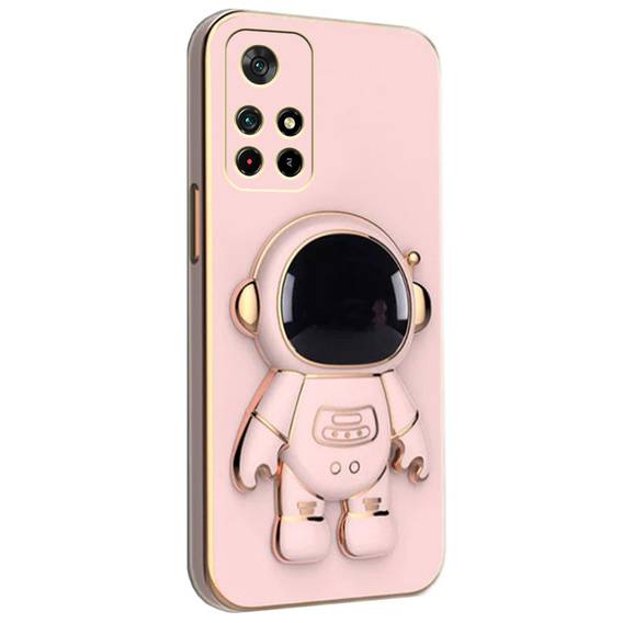 Etui do Xiaomi POCO M4 Pro 4G, Astronaut, różowe
