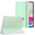 Etui do iPad 11" 2025 A16 (11 gen.) / iPad 10.9" 2022 (10 gen.), Smart Pencil, z miejscem na rysik, jasnozielone