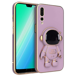 Etui do  Huawei P20 Pro, Astronaut, fioletowe