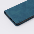 Etui do Motorola Moto E13 4G, ERBORD Vintage portfel z klapką, niebieskie