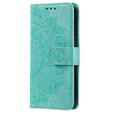 Etui z klapką do Samsung Galaxy A34 5G, Mandala, zielone