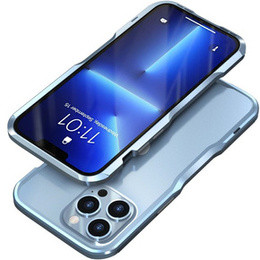 Etui LUPHIE do iPhone 13 Pro Max, Armor Bumper, niebieskie