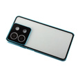 Etui do Xiaomi Redmi Note 13 5G, Magnetic Dual Glass, niebieskie