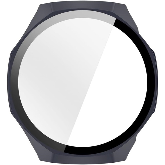 2w1 Etui + Szkło Hartowane do Huawei Watch GT 6 Pro 46mm, Granatowe