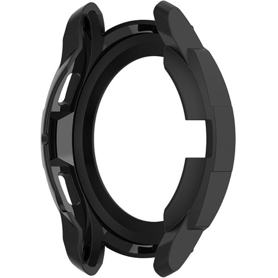 Etui z nakładką bezel ring do Samsung Galaxy Watch4 Classic 46mm, Czarne