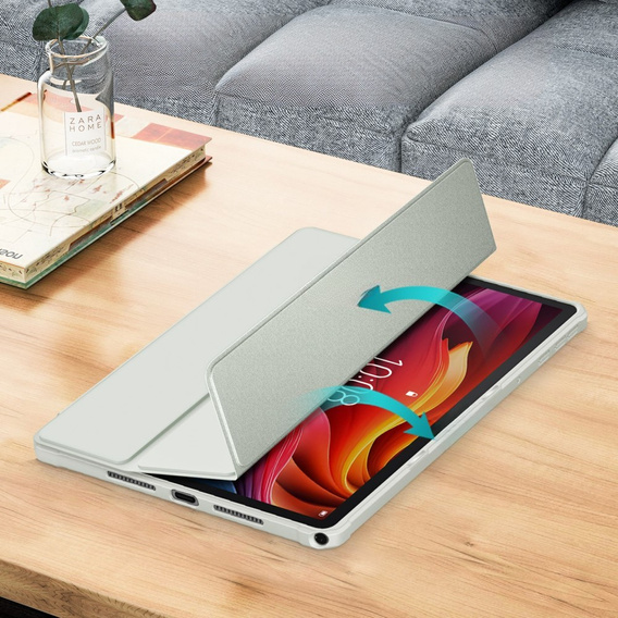 Etui do Lenovo Tab K11 Plus, Smartcase Hybrid, z miejscem na rysik, szare