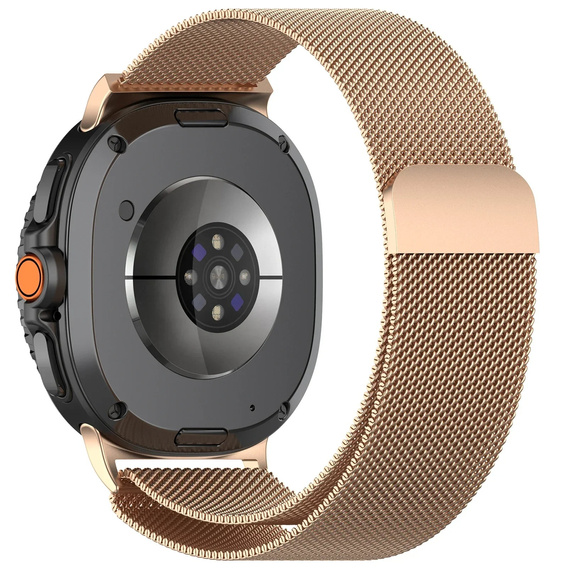 Pasek Bransoleta Milanese do Samsung Galaxy Watch 8 / 8 Classic, Różowa rose gold