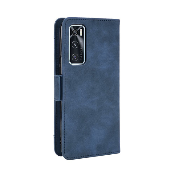 Etui z klapką do vivo V20 SE / vivo Y70 2020, Card Slot, niebieskie