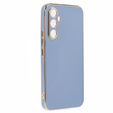 Etui do Samsung Galaxy A05s, Glamour CamShield, niebieskie