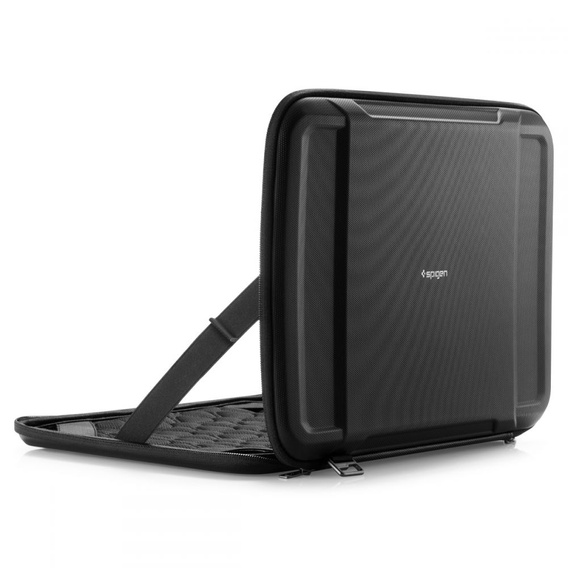 Spigen Etui na Laptop 15"-16", Rugged Armor Pouch, Black