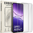2x Szkło Hartowane do Oppo A5 Pro 5G, ERBORD 9H Hard Glass, szybka